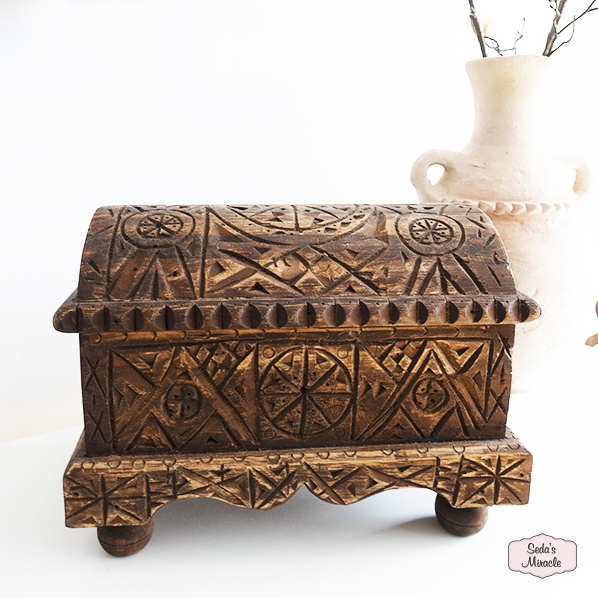 Handgefertigte marokkanische Falyla-Box, handgefertigt