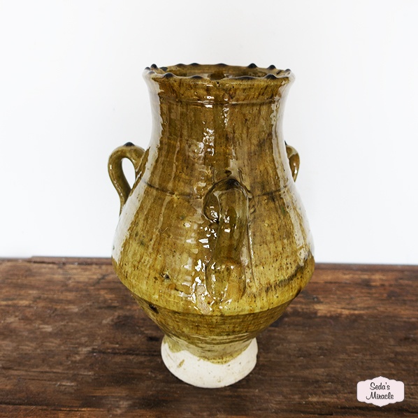 Handgemachte marokkanische Tamegroute Blaza Vase