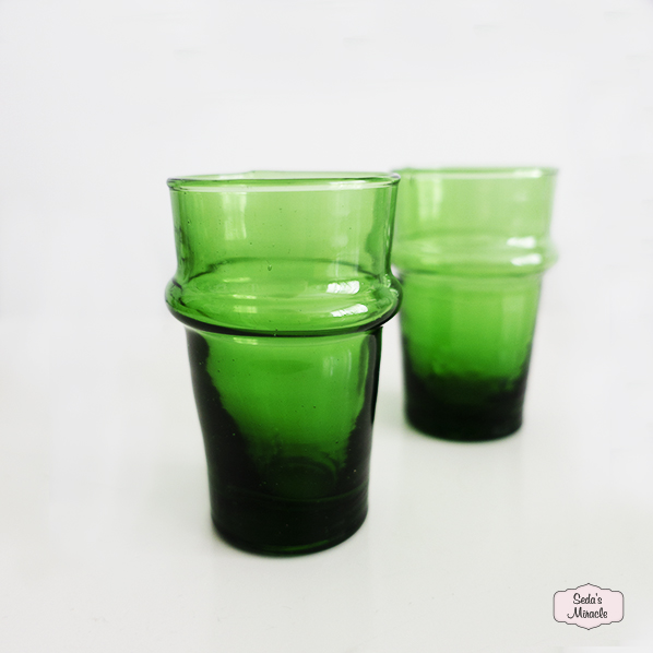Marokkaans beldi glas, groen, small
