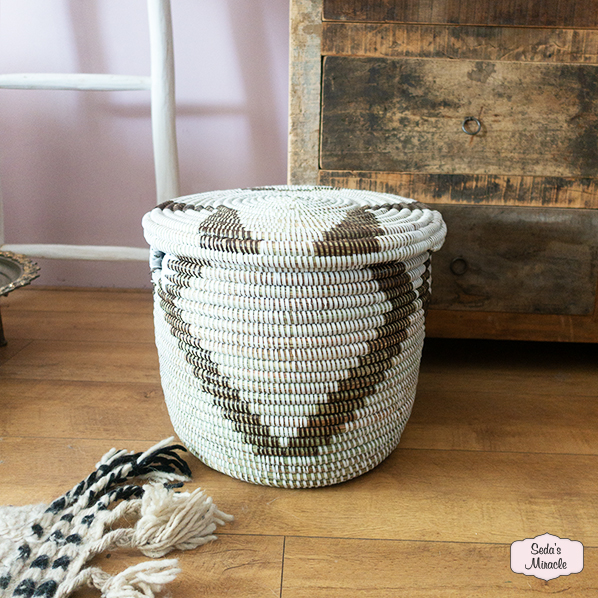 Afrikaanse Philarza wasmand, wit bruin