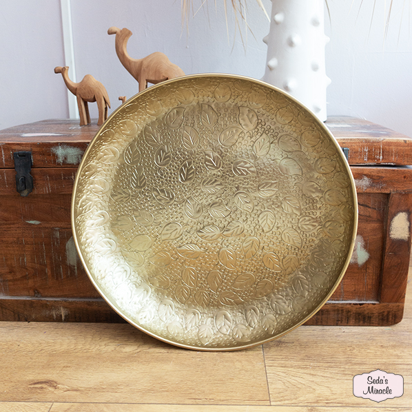 Azina dienblad, goud, 40 cm